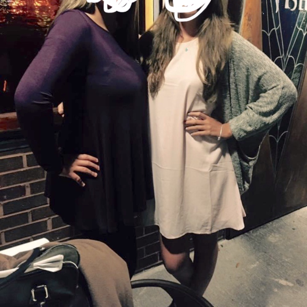 Forever 21 Flowy Knee Length Dress